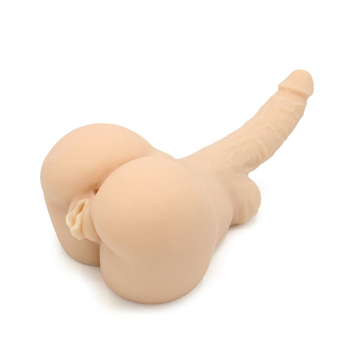 Kiotos - Masturbator & Dildo Pussy - 2-in-1 - lichte huidskleur-Laced-up.nl