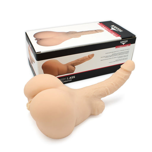 Kiotos - Masturbator & Dildo Pussy - 2-in-1 - lichte huidskleur-Laced-up.nl