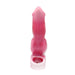 Kiotos Monstar 09 - Penis Sleeve - Penisverlenging - Met Ball Stretcher Opening - Lengte 205 mm - Siliconen - Roze Wit-Laced-up.nl