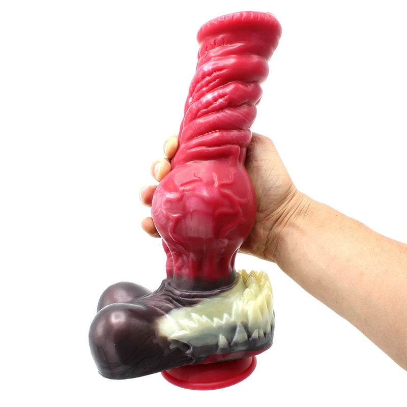 Kiotos Monstar - Amazing Dildo Beast 82 - Siliconen - Lengte 34 cm - Diameter 10 cm-Laced-up.nl
