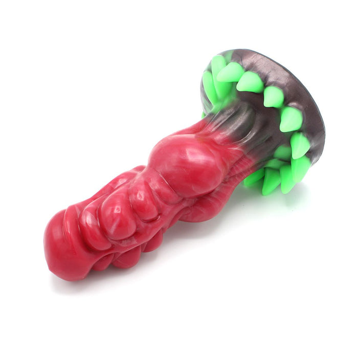 Kiotos Monstar - Amazing Dildo Beast 83 - Siliconen - Lengte 20 cm - Diameter 7 cm - Multicolour-Laced-up.nl