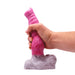 Kiotos Monstar - Anaal Dildo Beast 42 - 25.5 x 4.8 cm - Wit/Rood/Grijs-Laced-up.nl