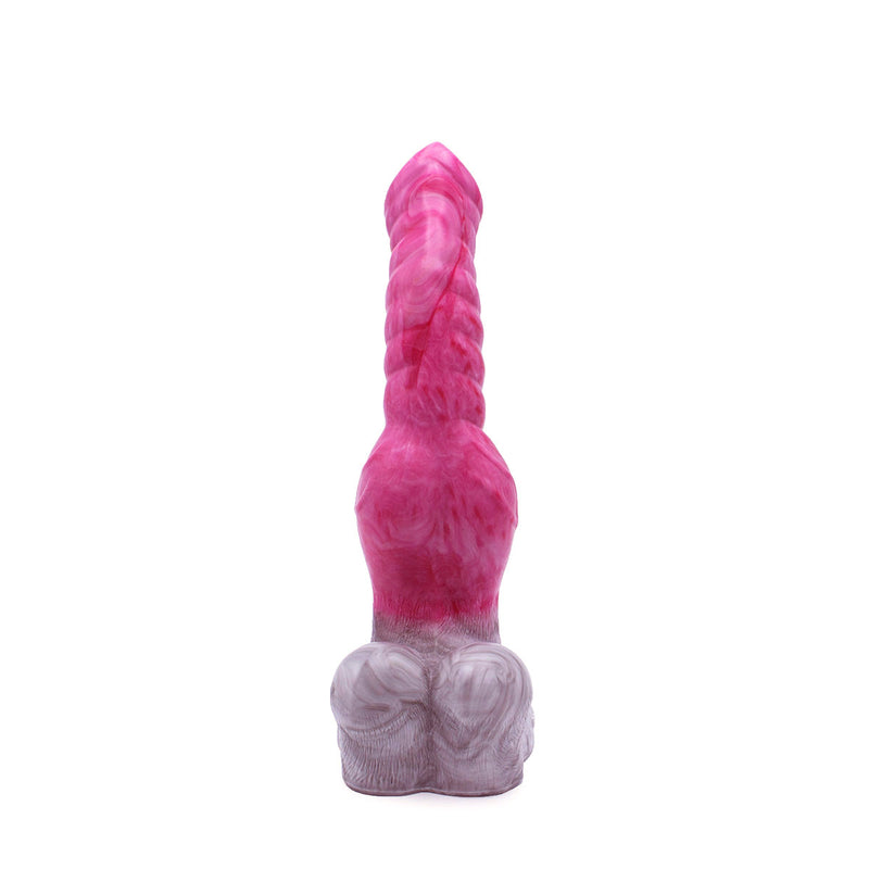 Kiotos Monstar - Fantasie-Analdildo 42 - 25,5 x 4,8 cm - Weiß/Rot/Grau-Laced-up.nl