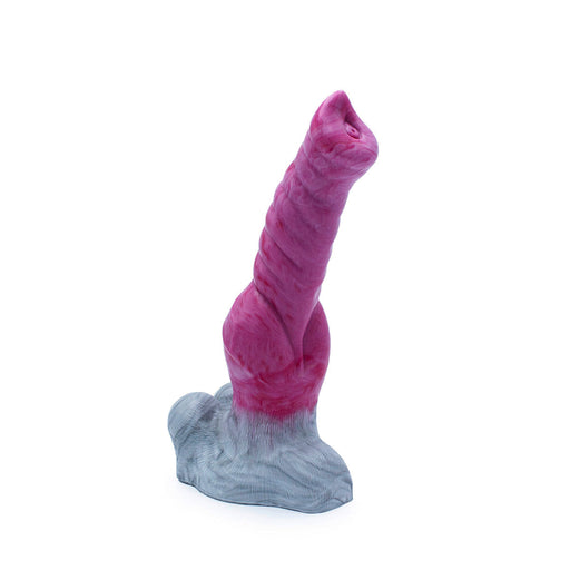 Kiotos Monstar - Anaal Dildo Beast 42 - 25.5 x 4.8 cm - Wit/Rood/Grijs-Laced-up.nl