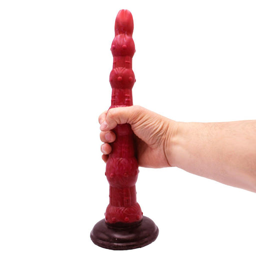 Kiotos Monstar - Anaal Dildo Nr. 45 - 37.5 x 5.7 cm - Roze/Rood/Zwart-Erotiekvoordeel.nl