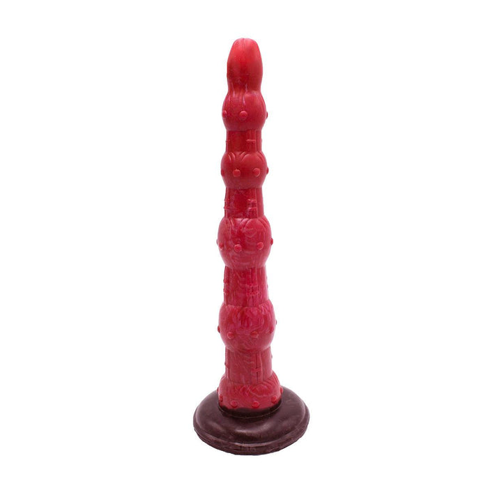 Kiotos Monstar - Anaal Dildo Nr. 45 - 37.5 x 5.7 cm - Roze/Rood/Zwart-Erotiekvoordeel.nl