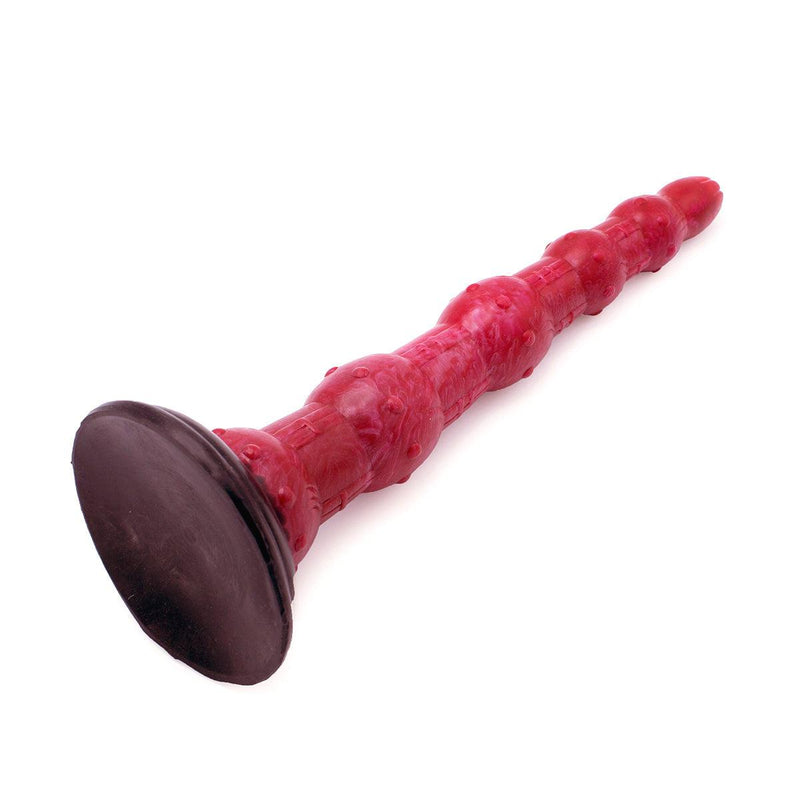 Kiotos Monstar - Anaal Dildo Nr. 45 - 37.5 x 5.7 cm - Roze/Rood/Zwart-Erotiekvoordeel.nl