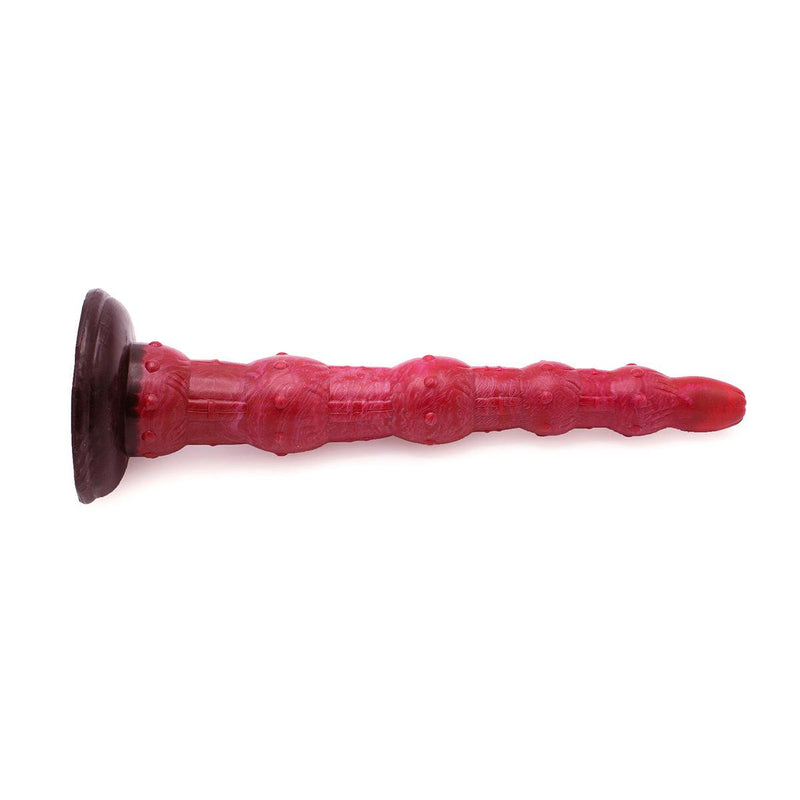 Kiotos Monstar - Anaal Dildo Nr. 45 - 37.5 x 5.7 cm - Roze/Rood/Zwart-Erotiekvoordeel.nl