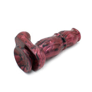 Kiotos Monstar - Benny - Siliconen Fantasie Dildo - Lengte 215 mm - Diameter 55 mm - Rood/Zwart-Erotiekvoordeel.nl