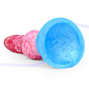 Kiotos Monstar - Big Squirt Cock - Opblaasbare Spuitende Dildo - Rood/Roze/Blauw-Erotiekvoordeel.nl