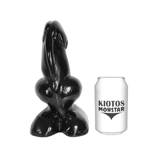Kiotos Monstar - Bronto - Dildo - 20,5 x 9,5 cm - Zwart-Laced-up.nl