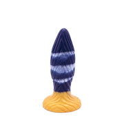Kiotos Monstar - Buttplug - Anaal Dildo Beast 39 - 17.5 x 5.5 cm - Blauw/Goud/Wit-Laced-up.nl