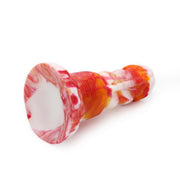 Kiotos Monstar - Dildo Beast 1 - 20.5 x 5.5 cm - Oranje/Wit/Rood-Laced-up.nl