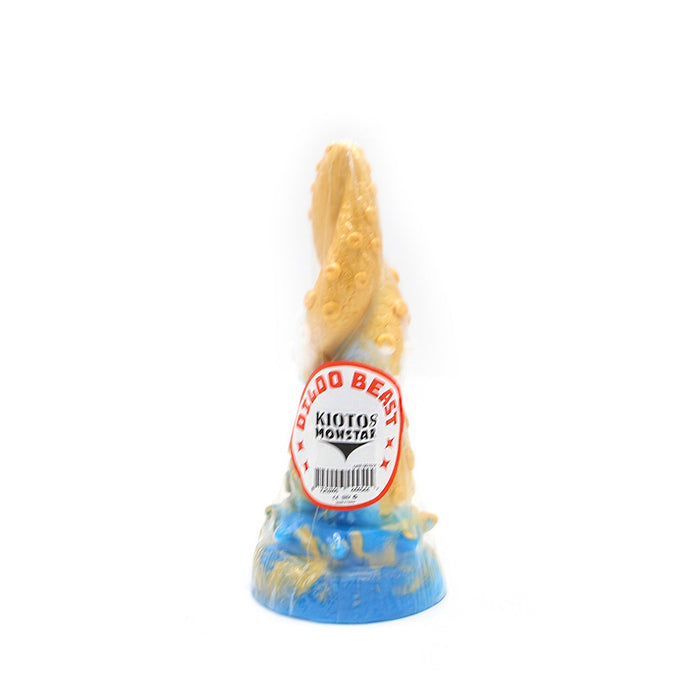 Kiotos Monstar - Dildo Beast 18 - Goud/Blauw/Wit-Laced-up.nl