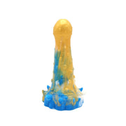 Kiotos Monstar - Dildo Beast 20 - Goud/Blauw/Wit-Laced-up.nl