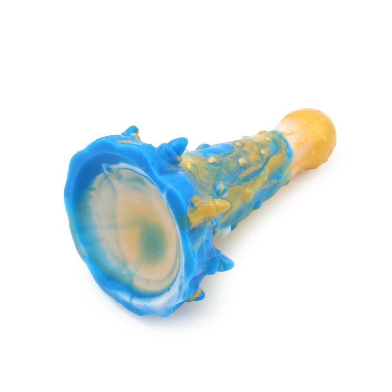 Kiotos Monstar - Dildo Beast 20 - Goud/Blauw/Wit-Laced-up.nl