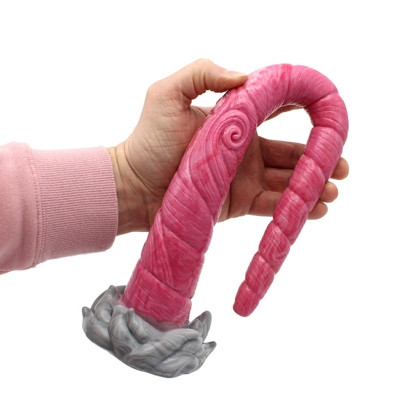 Kiotos Monstar - Fantasie Dildo Nr. 21 - Roze/Grijs/Wit-Laced-up.nl