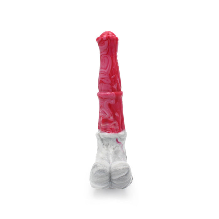 Kiotos Monstar - Dildo Beast 22 - Roze/Grijs/Wit-Laced-up.nl