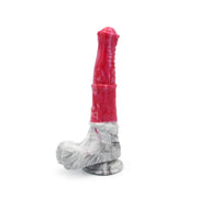 Kiotos Monstar - Fantasie Dildo Nr. 22 - 24,5 cm - Roze/Grijs/Wit-Erotiekvoordeel.nl