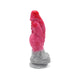 Kiotos Monstar - Dildo Beast 23 - 23,5 x 6,5 cm - Roze/Grijs/Wit-Laced-up.nl