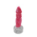 Kiotos Monstar - Dildo Beast 25 - 22 x 6 cm - Roze/Grijs/Wit-Laced-up.nl