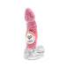 Kiotos Monstar - Dildo Beast 25 - 22 x 6 cm - Roze/Grijs/Wit-Laced-up.nl