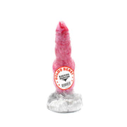 Kiotos Monstar - Dildo Beast 26 - 22,5 x 6 cm - Roze/Grijs/Wit-Laced-up.nl