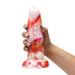 Kiotos Monstar - Dildo Beast 3 - 21 x 7 cm - Oranje/Wit/Rood-Laced-up.nl