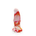Kiotos Monstar - Dildo Beast 3 - 21 x 7 cm - Oranje/Wit/Rood-Laced-up.nl