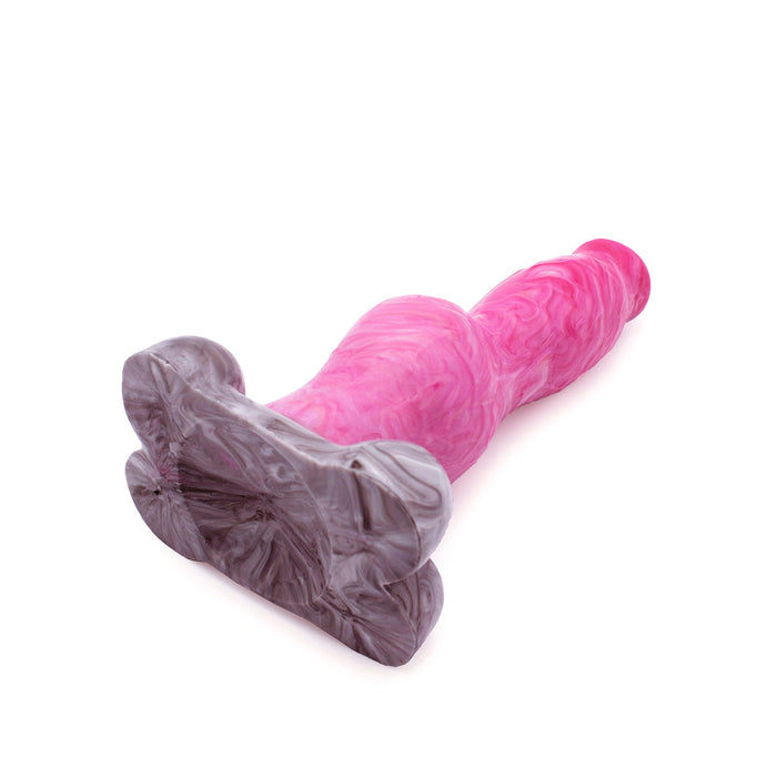 Kiotos Monstar - Dildo Beast 43 - 22 x 7 cm - Rood/Wit/Zwart-Laced-up.nl