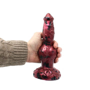 Kiotos Monstar - Dildo Beast 65 Hector de Herder - Zwart/Rood-Laced-up.nl