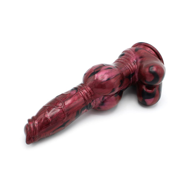 Kiotos Monstar - Dildo Beast 66 Freddy the Fox - Zwart/Rood-Laced-up.nl