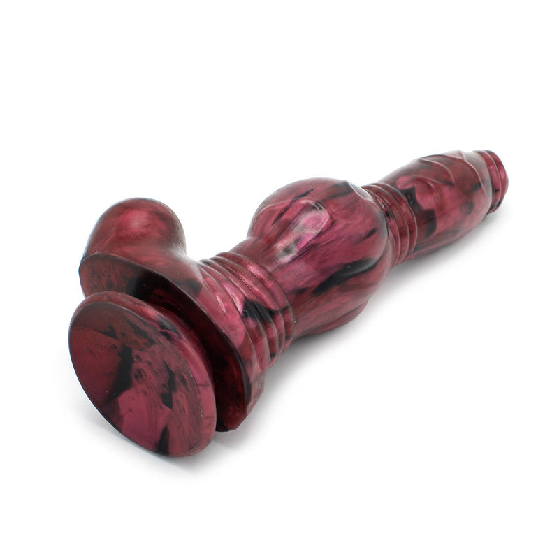 Kiotos Monstar - Dildo Beast 66 Freddy the Fox - Zwart/Rood-Laced-up.nl