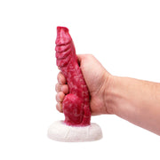 Kiotos Monstar - Fantasie-Dildo Nr. 46 - 20,5 x 3,8 cm - Rosa/Rot/Weiß-Laced-up.nl