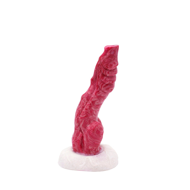 Kiotos Monstar - Fantasie-Dildo Nr. 46 - 20,5 x 3,8 cm - Rosa/Rot/Weiß-Laced-up.nl
