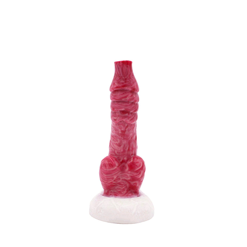 Kiotos Monstar - Fantasie-Dildo Nr. 46 - 20,5 x 3,8 cm - Rosa/Rot/Weiß-Laced-up.nl