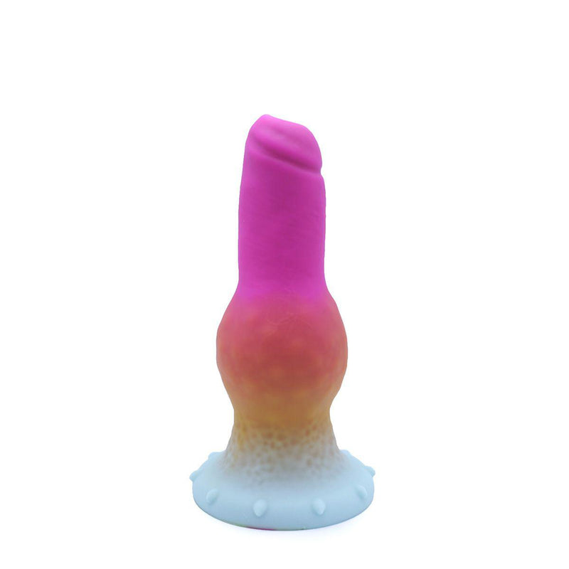 Kiotos Monstar - Dildo Beast No. 48 - Roze/Wit/Geel-Laced-up.nl