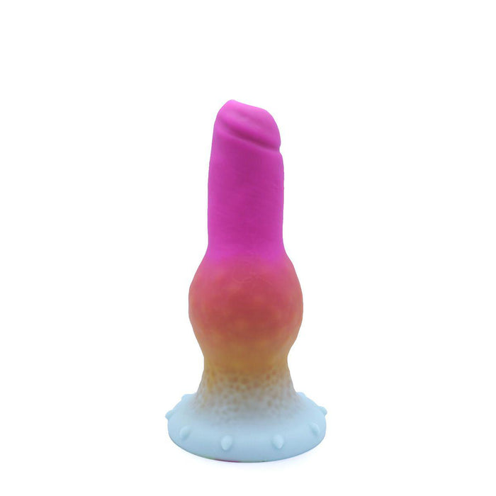 Kiotos Monstar - Dildo Beast No. 48 - Roze/Wit/Geel-Laced-up.nl