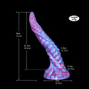 Kiotos Monstar - Dildo Beast Nr. 70 - Tentacle - paars-Laced-up.nl