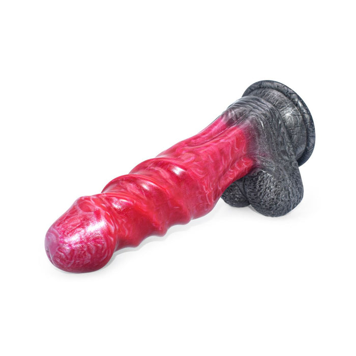 Kiotos Monstar - Fantasie Dildo Nr. 74 - Barnaby - Zwart/Rood-Erotiekvoordeel.nl