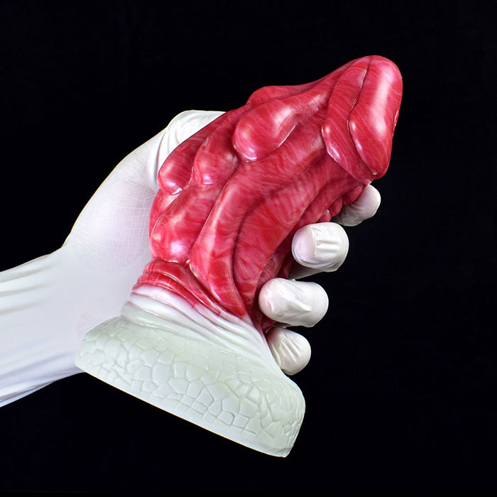 Kiotos Monstar Dildo Beast Nr. 78 Caraxes - Roze/Wit/Grijs-Laced-up.nl