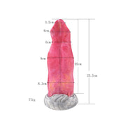 Kiotos Monstar Dildo Beast Nr. 79 Shrykos - Roze/Grijs/Wit-Laced-up.nl