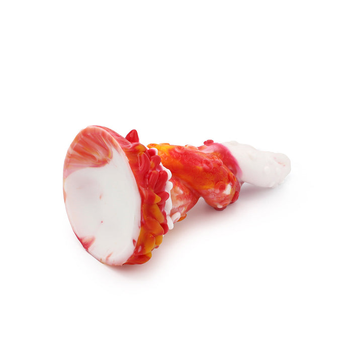 Kiotos Monstar - Dildo Beast OCTOPUS- 18 x 5 cm - Oranje/Wit/Rood-Laced-up.nl