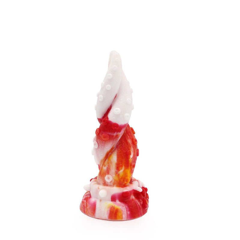 Kiotos Monstar - Dildo Beast OCTOPUS- 18 x 5 cm - Oranje/Wit/Rood-Laced-up.nl
