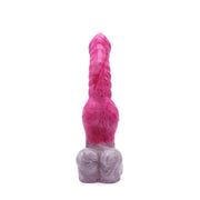 Kiotos Monstar - Fantasie Anaal Dildo 42 - 25.5 x 4.8 cm - Wit/Rood/Grijs-Erotiekvoordeel.nl