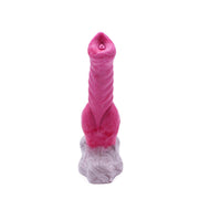 Kiotos Monstar - Fantasie Anaal Dildo 42 - 25.5 x 4.8 cm - Wit/Rood/Grijs-Erotiekvoordeel.nl