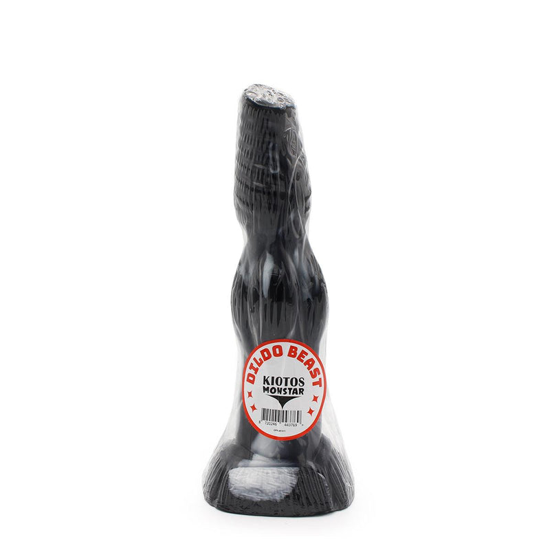 Kiotos Monstar - Fantasie Dildo Nr. 11 - 25.5 x 6 cm - Wit/Zwart-Erotiekvoordeel.nl