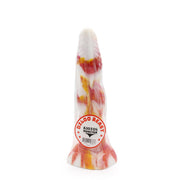 Kiotos Monstar - Fantasie Dildo Nr. 12 - 25.5 x 6 cm - Rood/Oranje/Wit-Erotiekvoordeel.nl