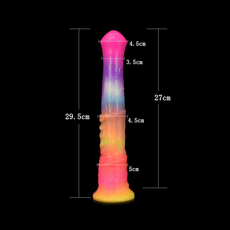 Kiotos Monstar - Fantasie Dildo Nr. 72 - Palomino - Glow in the Dark-Erotiekvoordeel.nl