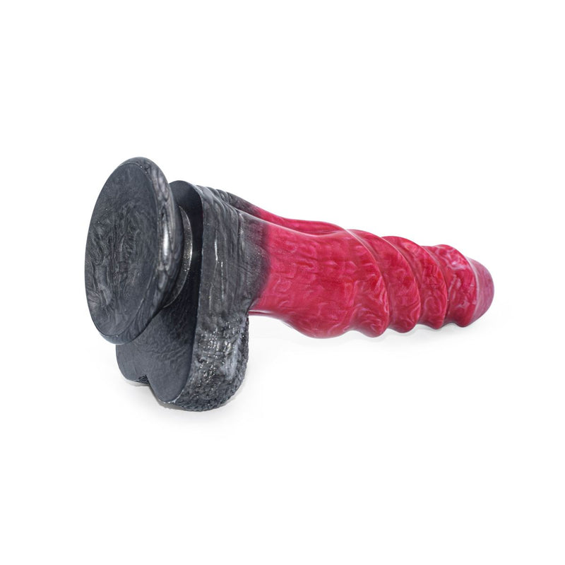 Kiotos Monstar - Fantasie Dildo Nr. 74 - Barnaby - Zwart/Rood-Erotiekvoordeel.nl
